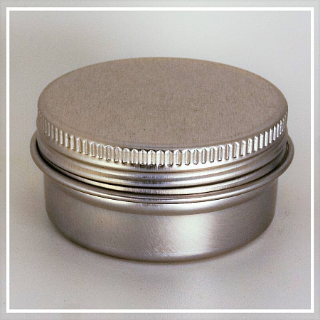 Баночка для косметики алюминиевая 15мл Баночка для косметики алюминиевая 15мл